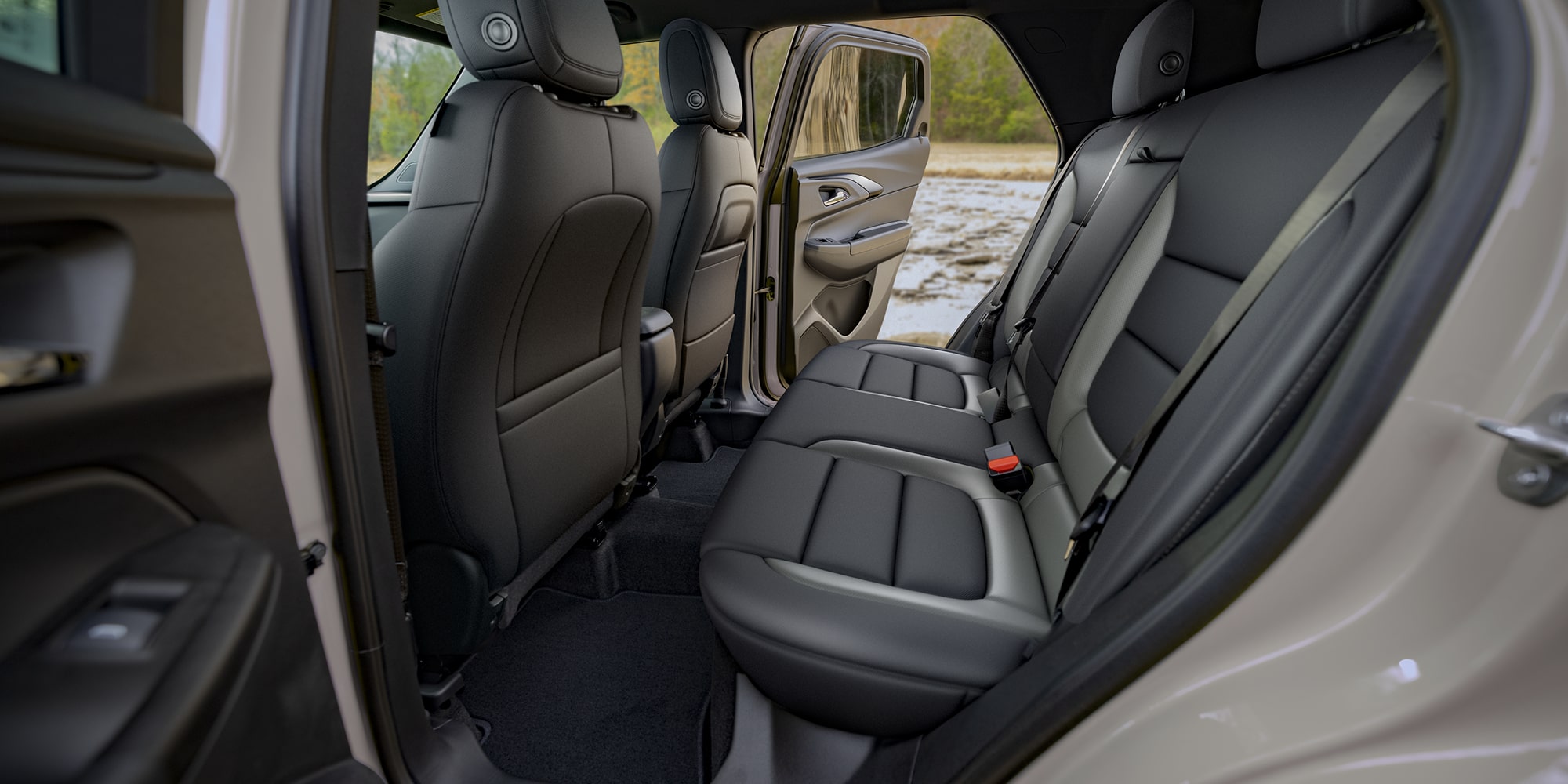 Second row seating inside 2026 Chevrolet Trailblazer.