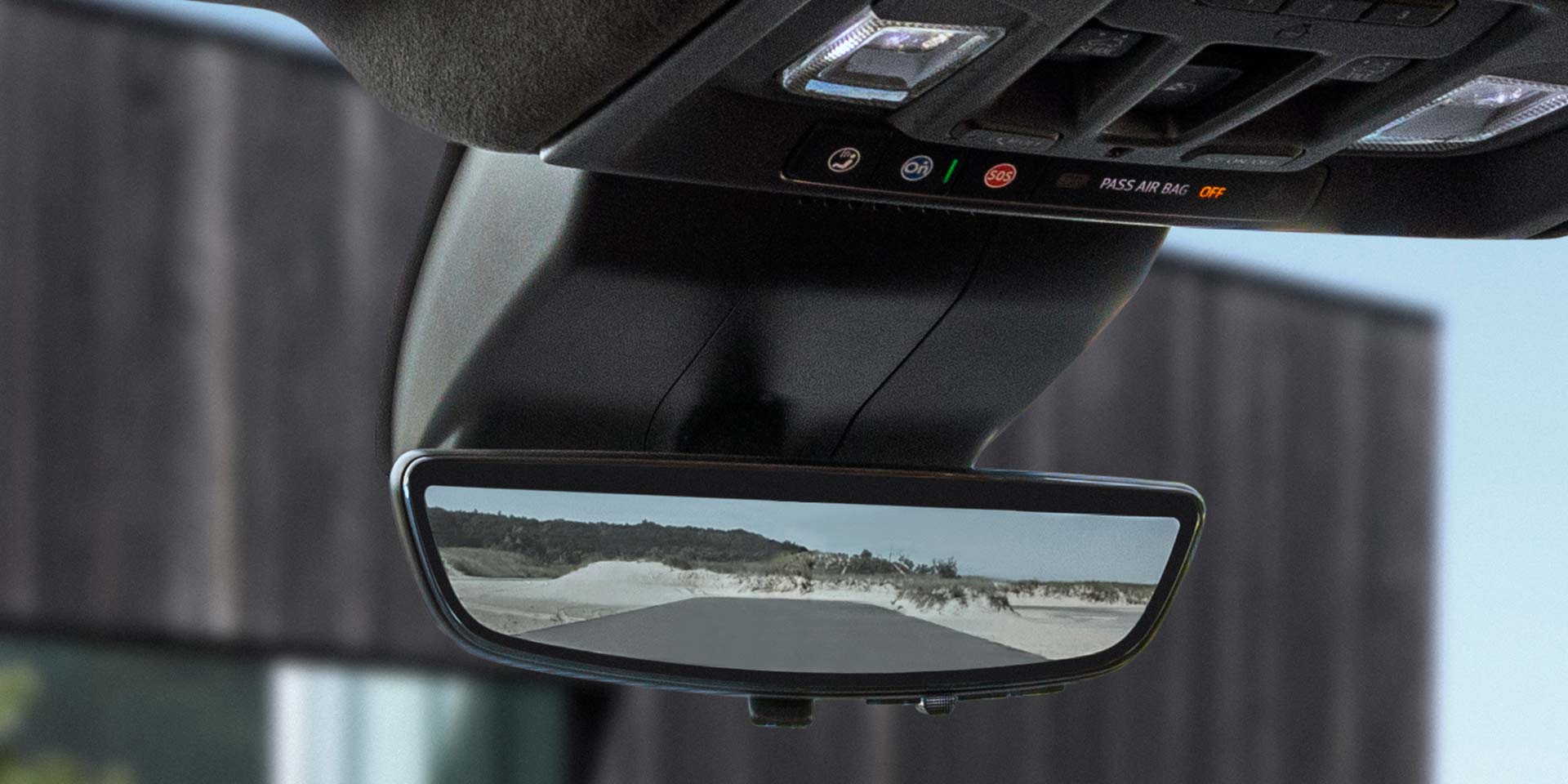 Rearview mirror inside 2026 GMC Sierra 2500/3500