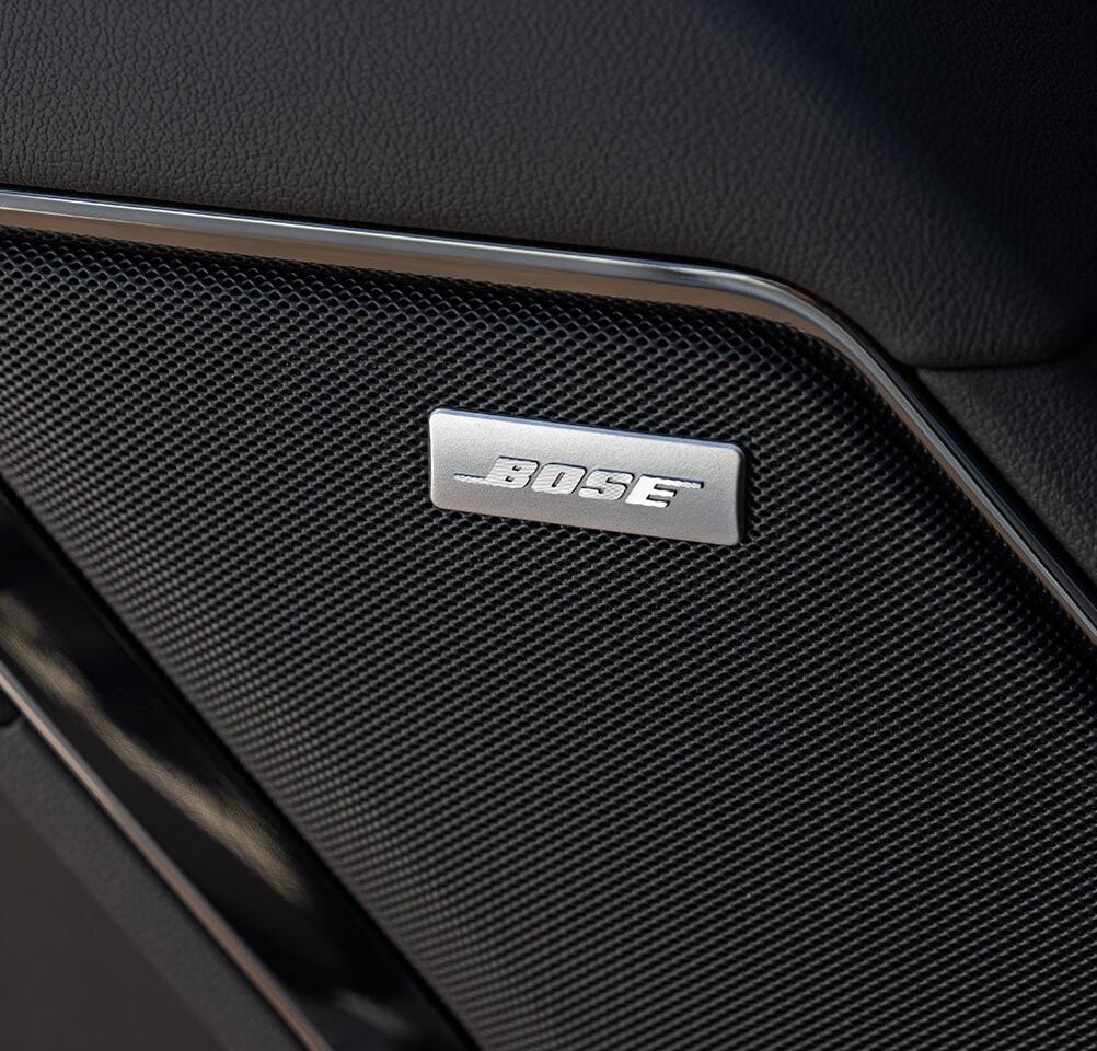 Bose label inside 2026 GMC Sierra 2500/3500 HD