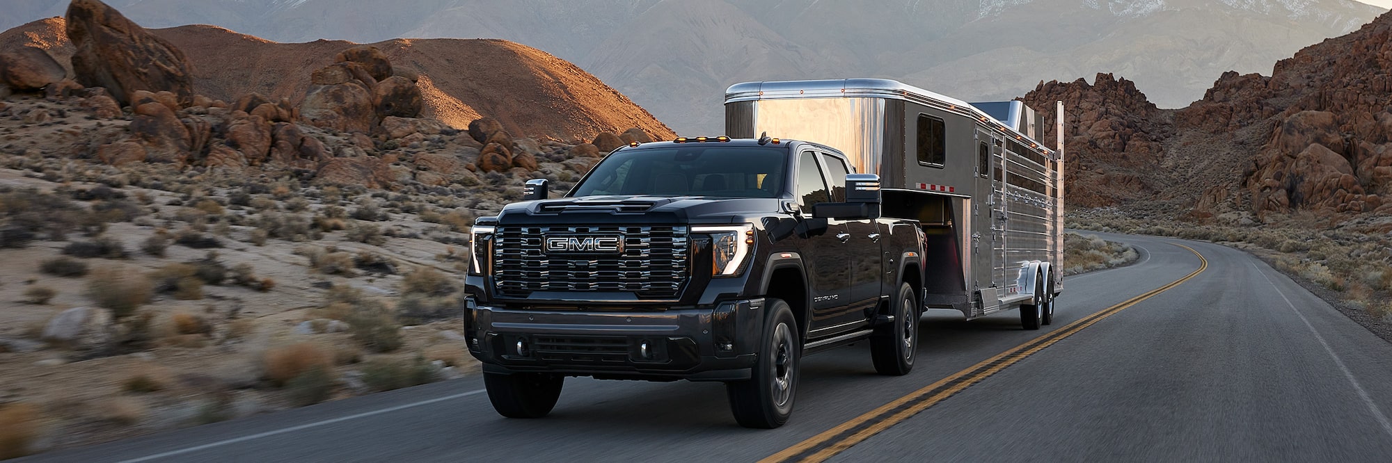 2026 GMC Sierra 2500/3500 HD pulling trailer