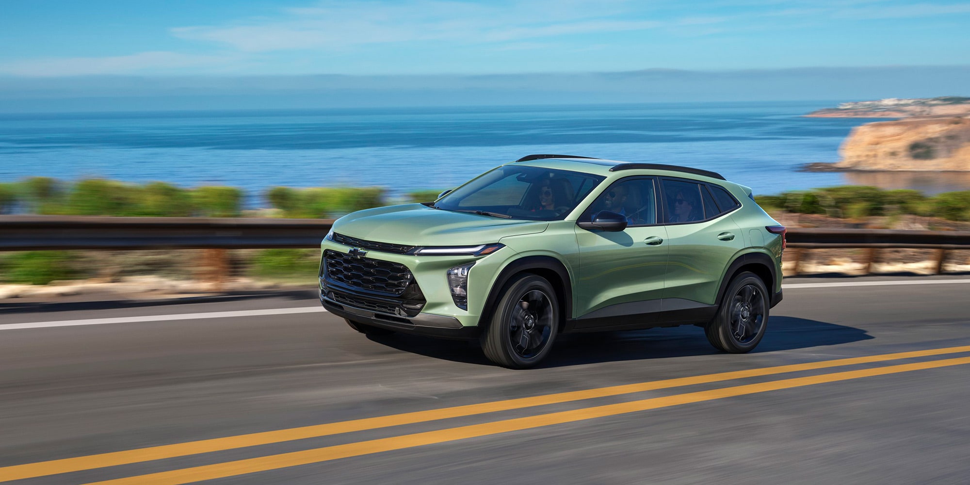 2026 Chevrolet Trax driving near body of water